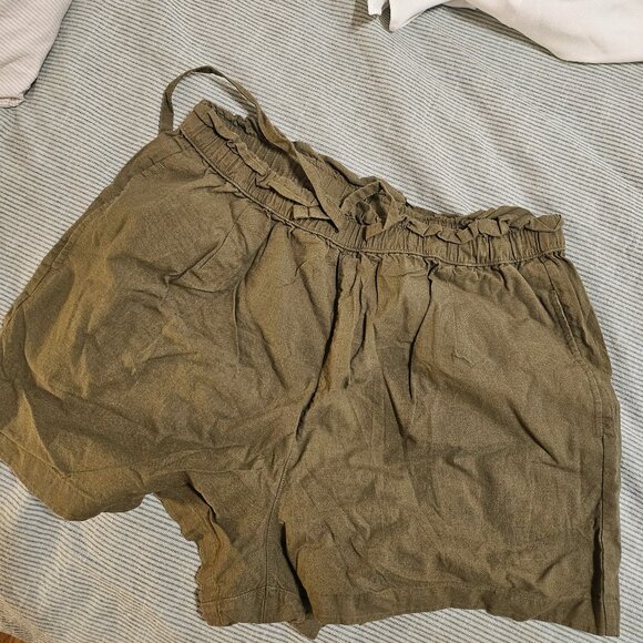 Uniqlo olive linen pants - Picture 1 of 1